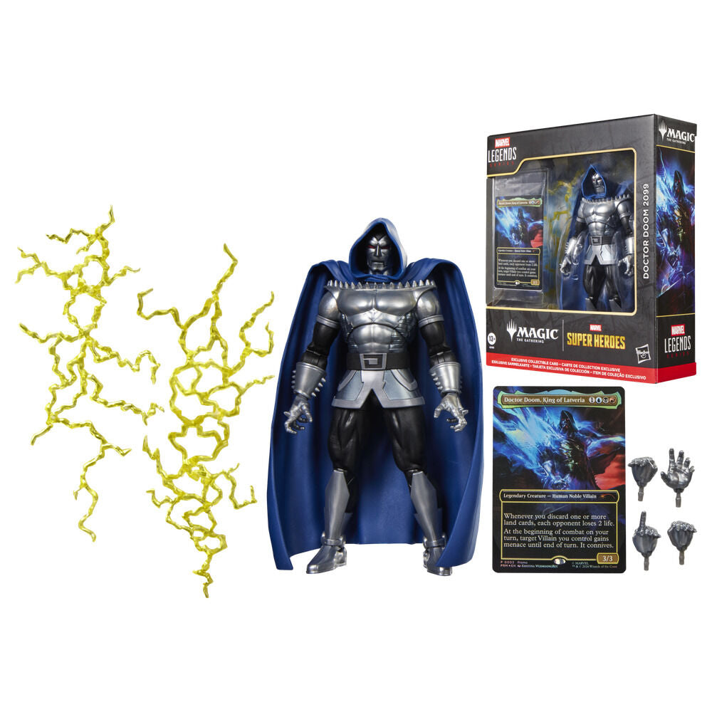 Figura Doctor Doom 2099 Magic The Gathering Marvel Legends Series 15cm