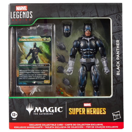 Figura Black Panther Magic The Gathering Marvel Legends Series 15cm