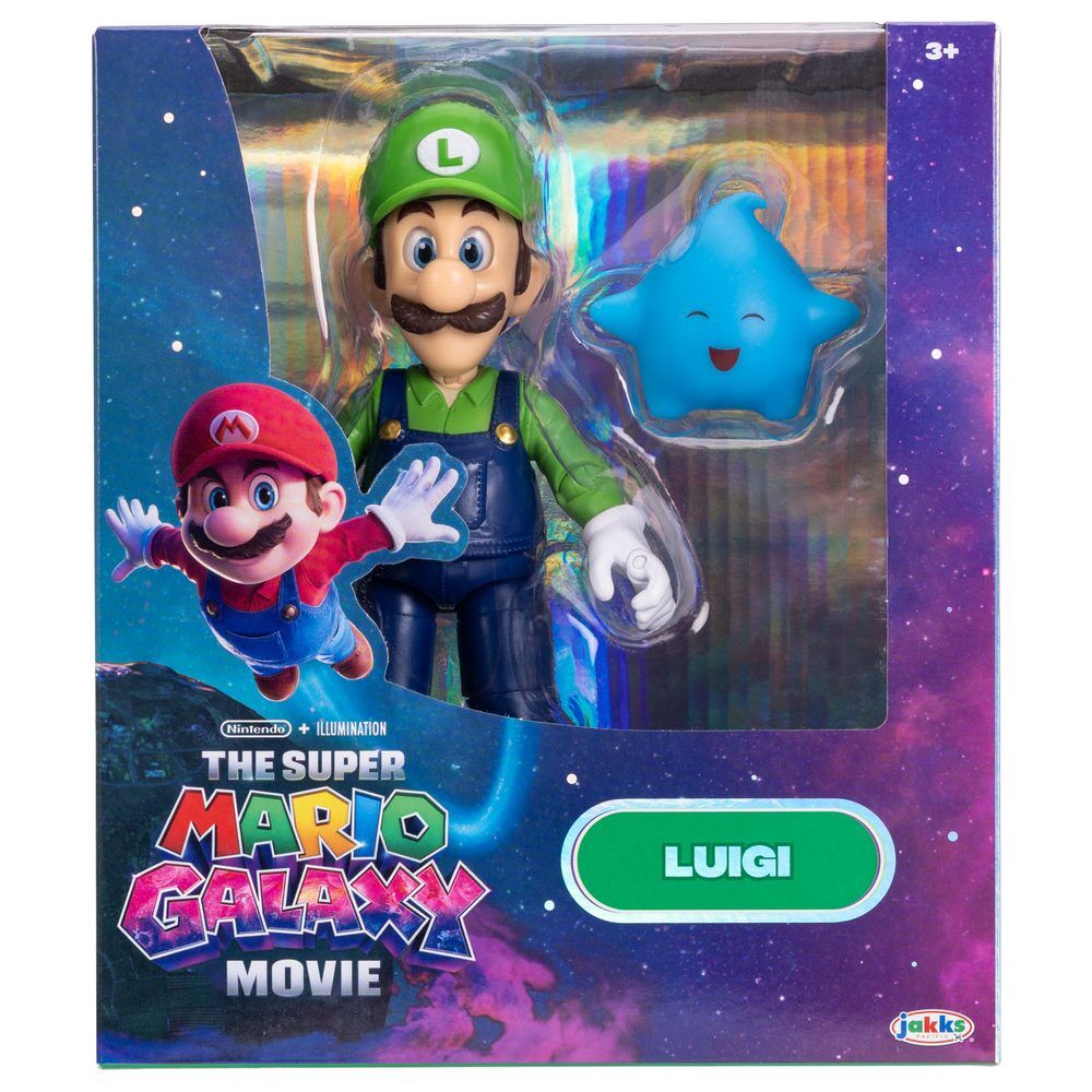 Figura Luigi Super Mario Galaxy Movie 13cm