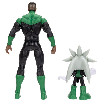 Figura Silver & Linterna Verde Sonic The Hedgehog x Dc Comics