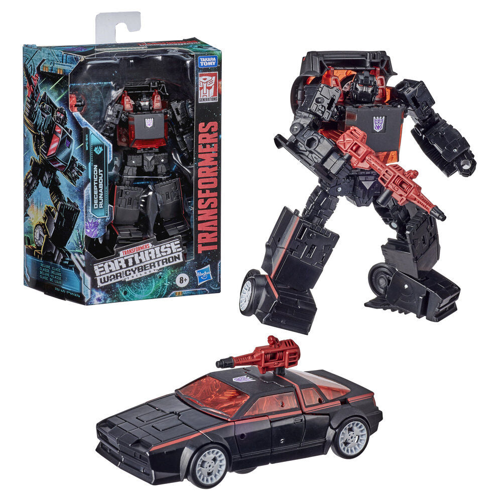 Figura Decepticon Ronabout Transformers Earthrise War For Cybertron Trilogy Transformers 14cm
