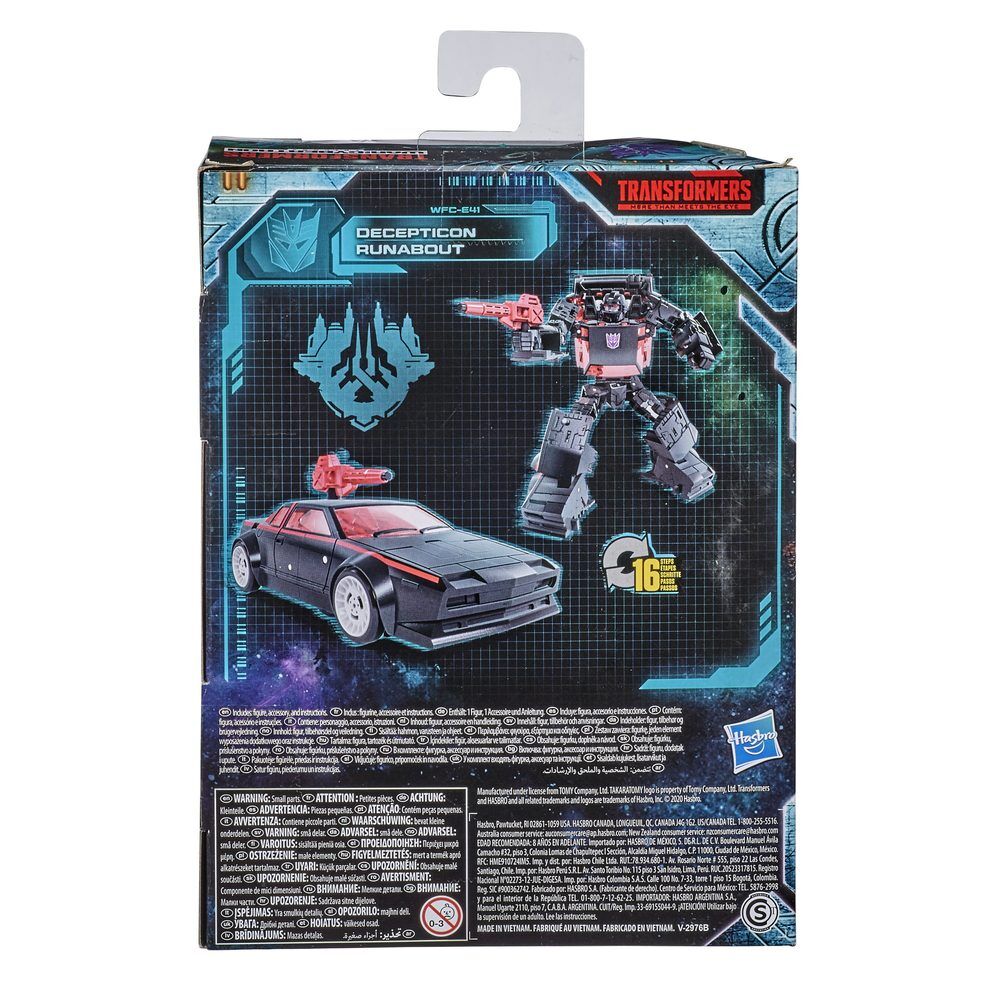 Figura Decepticon Ronabout Transformers Earthrise War For Cybertron Trilogy Transformers 14cm