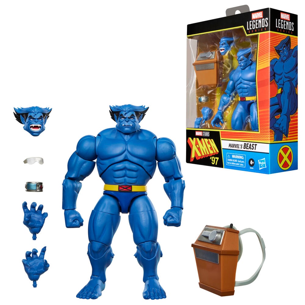 Figura Beast X-Men 97 Marvel Legends Series 15cm