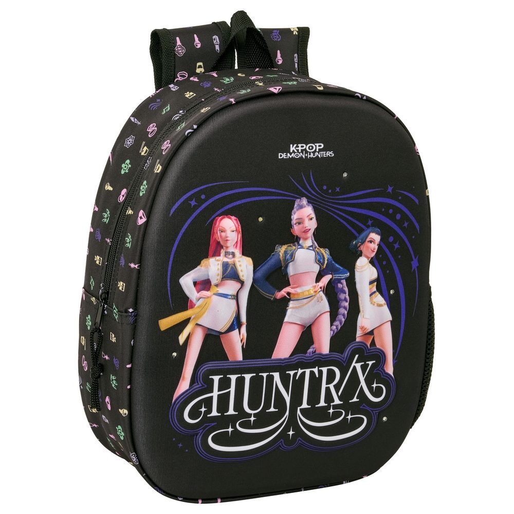 Mochila 3D LEDS Sound Kpop Demon Hunters 33cm
