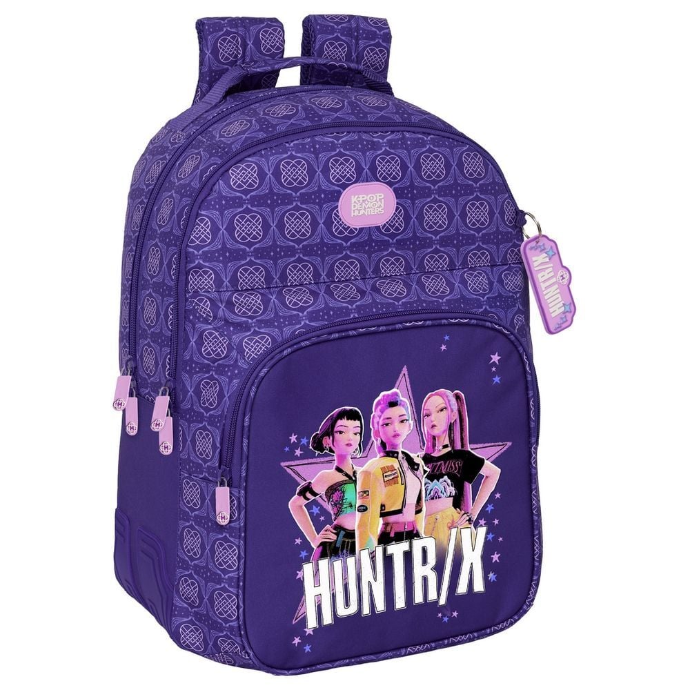 Mochila Figthers Kpop Demon Hunters 42cm adaptable
