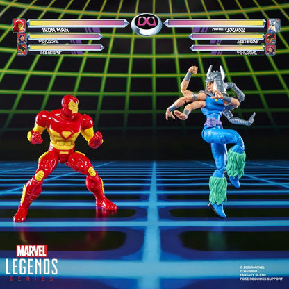 Blister 2 figuras Iron Man Vs Marvels Spiral Marvel Games 15cm