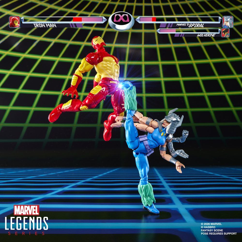 Blister 2 figuras Iron Man Vs Marvels Spiral Marvel Games 15cm