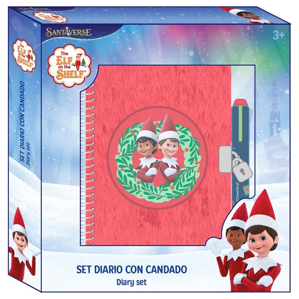 Diario + boligrafo 4 colores Elf On the Shelf