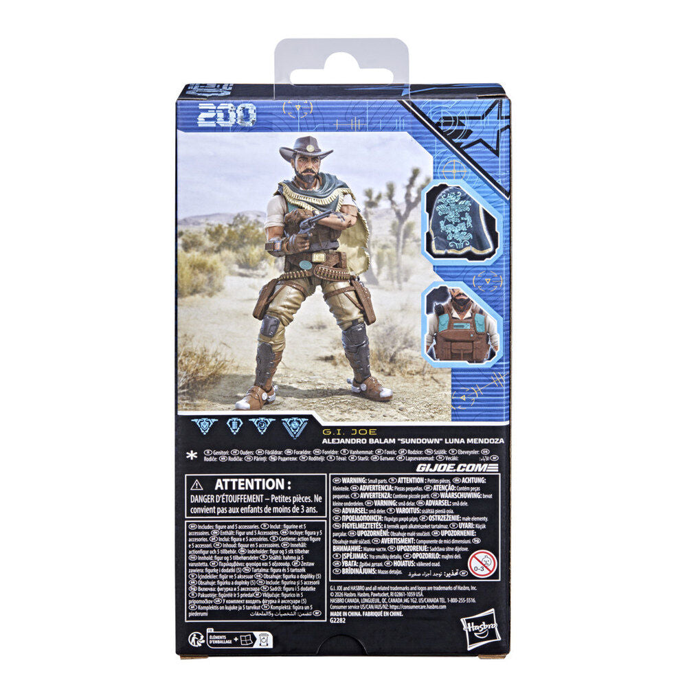 Figura Alejandro Balam Sundown Luna Mendoza G.I. Joe Classified Series 15cm