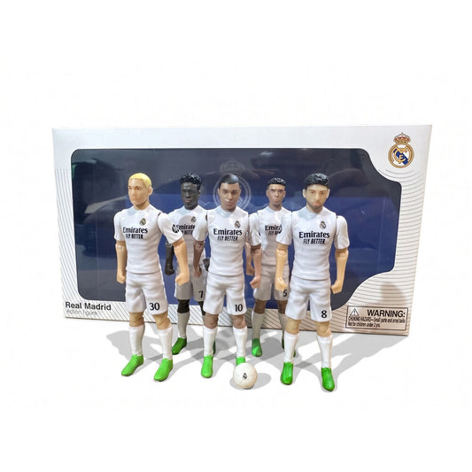 Set 5 figuras Real Madrid 10cm
