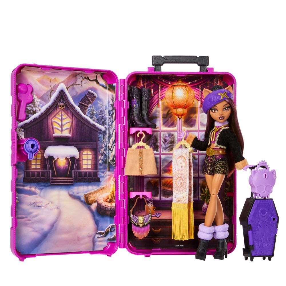 Muñeca Clawdeen Wolf y Armario Skulltimate Secrets Monster High