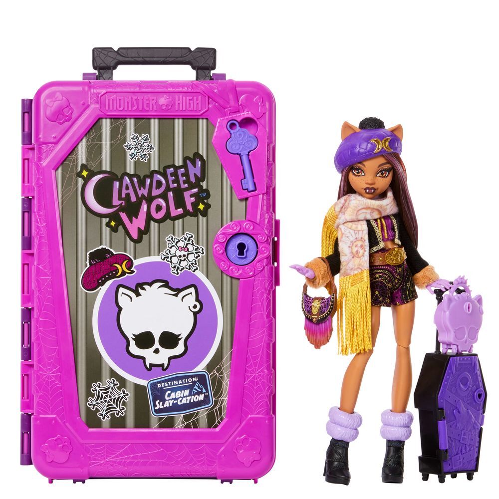 Muñeca Clawdeen Wolf y Armario Skulltimate Secrets Monster High
