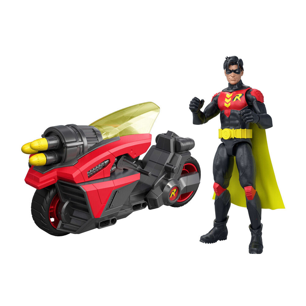 Figura + vehiculo Robin DC Universe