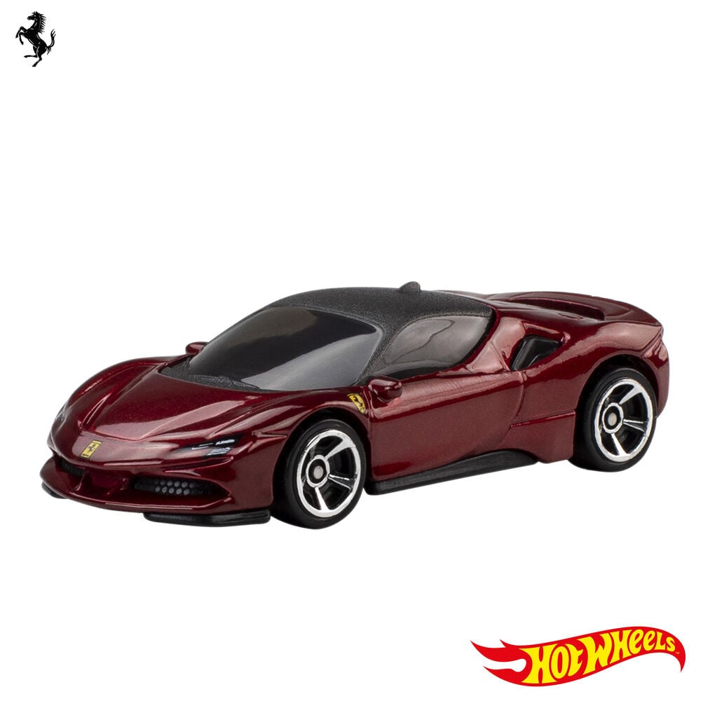 Blister 5 vehiculos Ferrari Hot Wheels