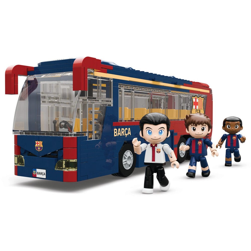 Set autobus + figuras FC Barcelona 488pzs