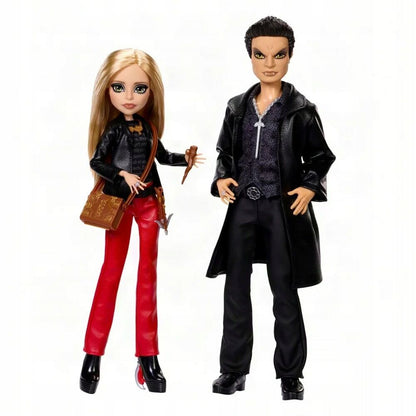 Set 2 muñecos Buffy & Angel Buffy Cazavampiros Monster High Skullector
