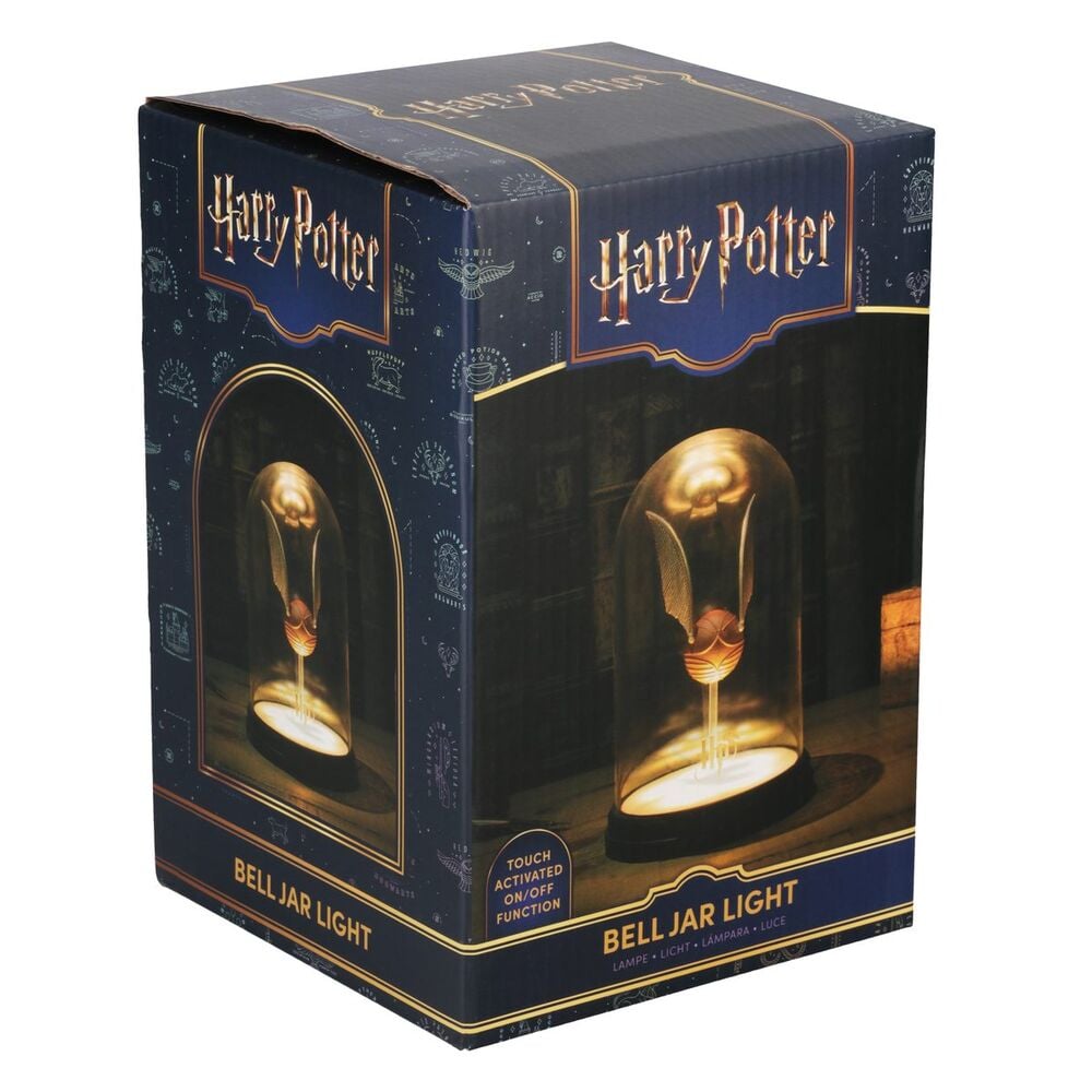 Lampara campana Snitch Dorada Harry Potter
