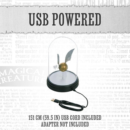 Lampara campana Snitch Dorada Harry Potter