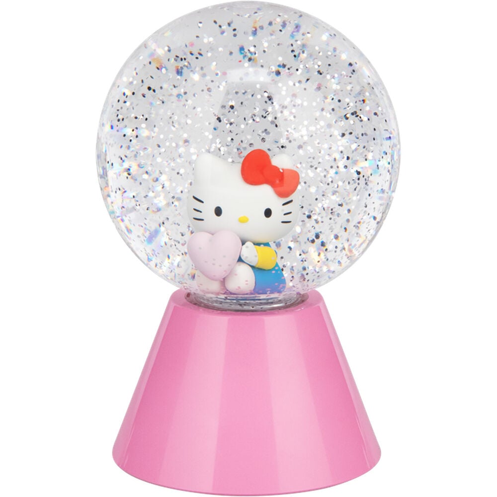 Lampara LED purpurina Hello Kitty