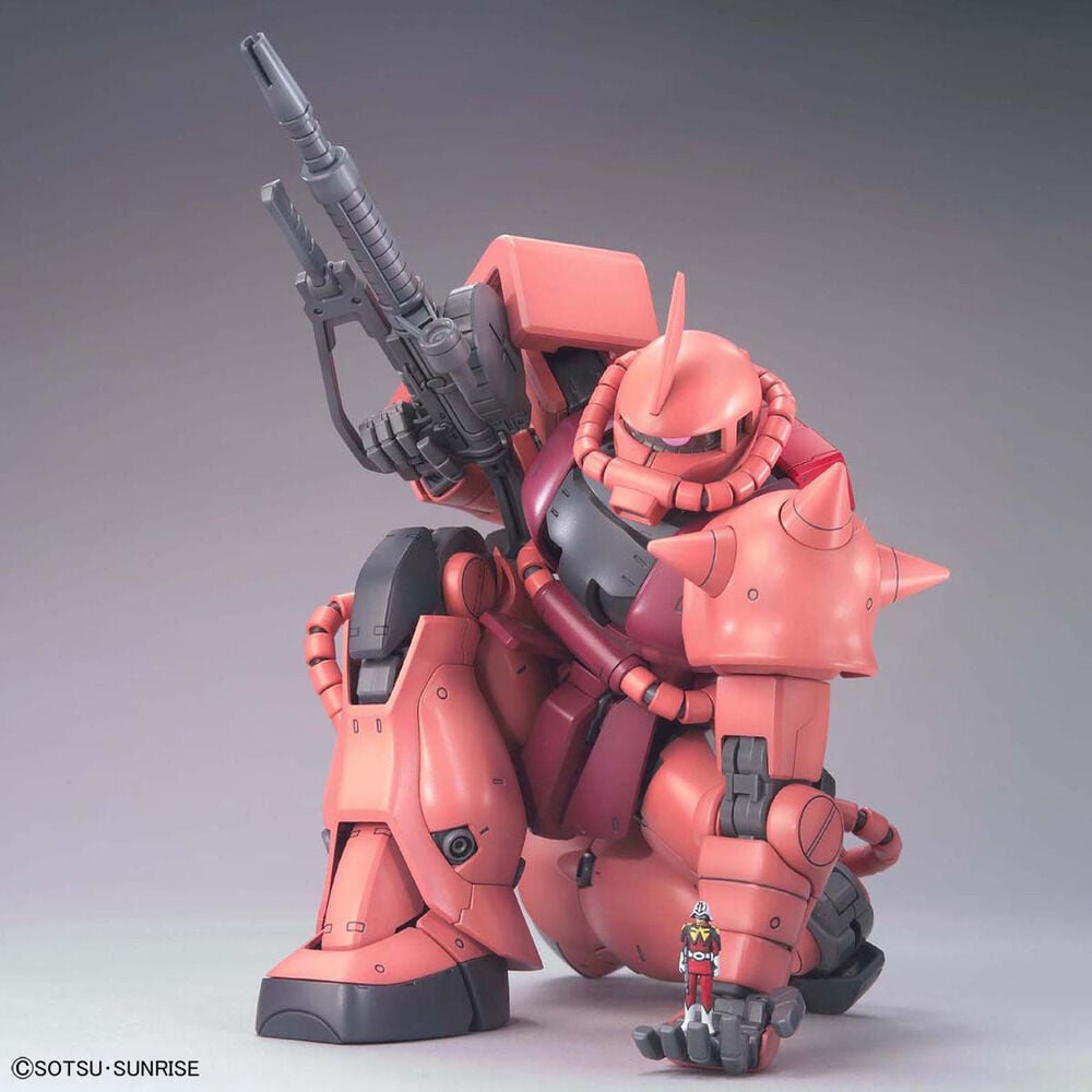 Maqueta MG 1/100 MS-06S Zaku II Char Aznable Custom Ver. 2.0 Mobile Suit Gundam