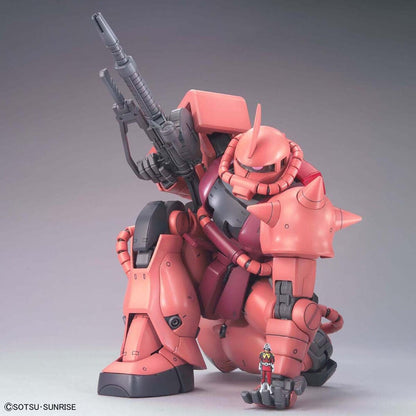 Maqueta MG 1/100 MS-06S Zaku II Char Aznable Custom Ver. 2.0 Mobile Suit Gundam