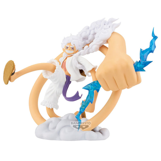 Figura Monkey D Luffy Gear 5 Theorama Soul One Piece 18cm