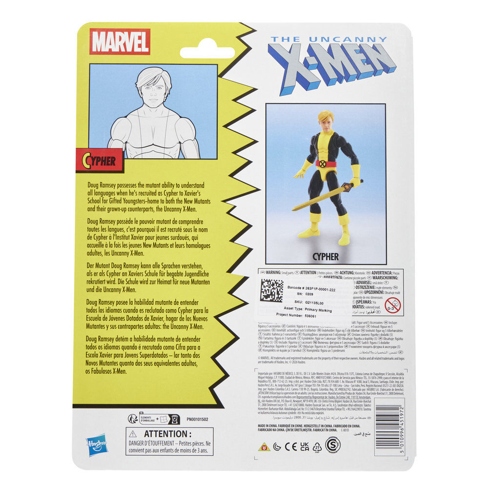 Figura Cypher X-Men The Uncanny Marvel Comics 15cm