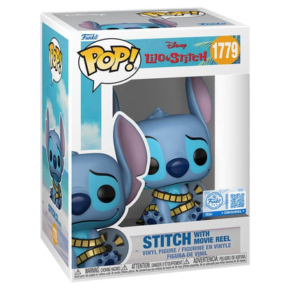 Figura POP Disney Lilo & Stitch - Stitch with Movie Reel Exclusive
