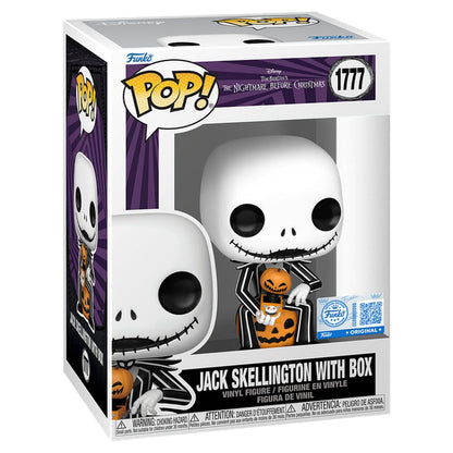 Figura POP Disney Pesadilla Antes de Navidad Jack Skellington with Box Exclusive