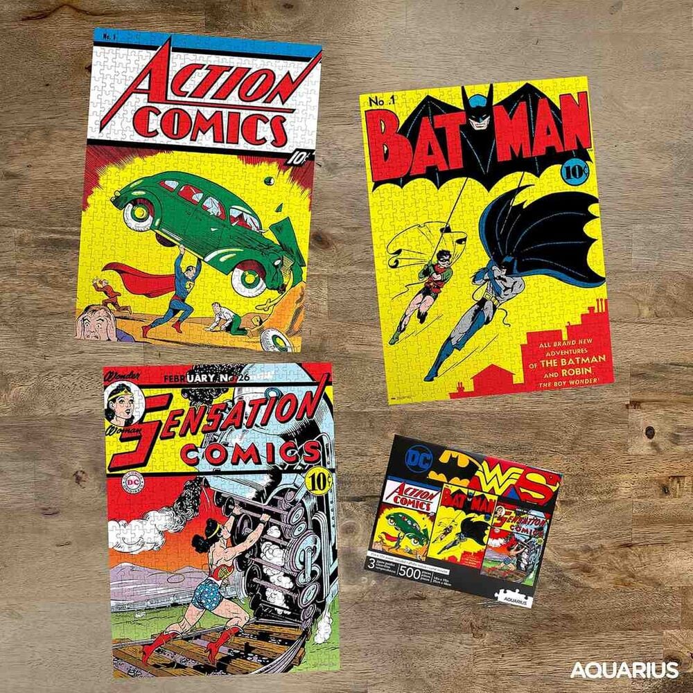 Set 3 Puzzles DC Comics 500pzs