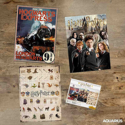 Set 3 Puzzles Harry Potter 500pzs