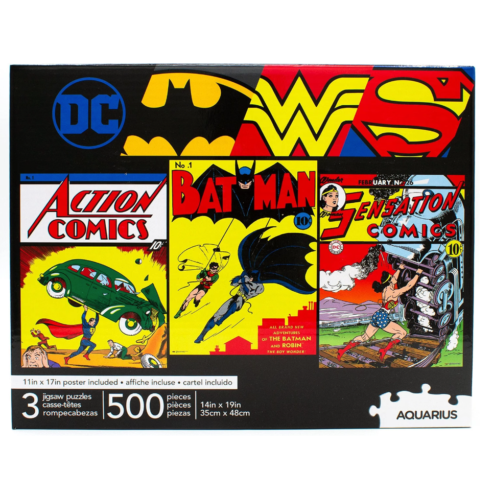 Set 3 Puzzles DC Comics 500pzs