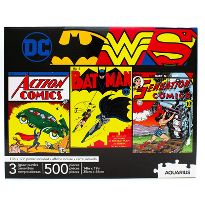Set 3 Puzzles DC Comics 500pzs
