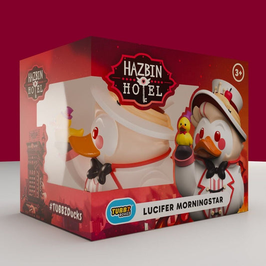 Figura Pato de goma Lucifer Morningstar Hazbin Hotel 9cm