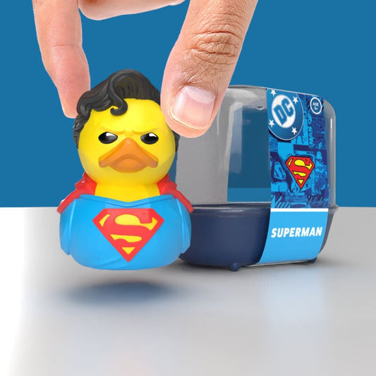 Figura Pato de goma Superman DC Comics 5cm