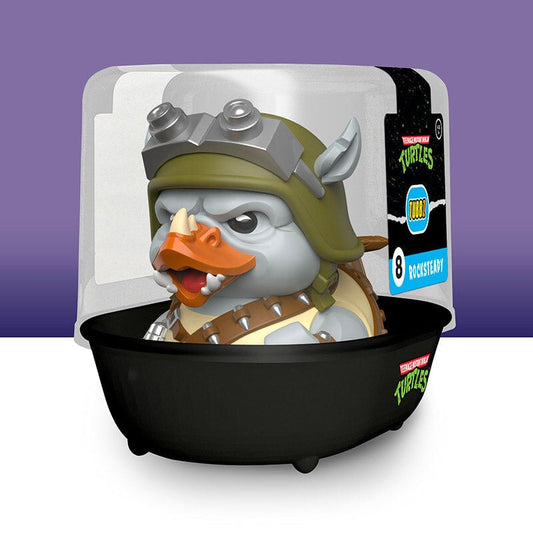 Figura Pato de goma Rocksteady Las Tortugas Ninja 9cm