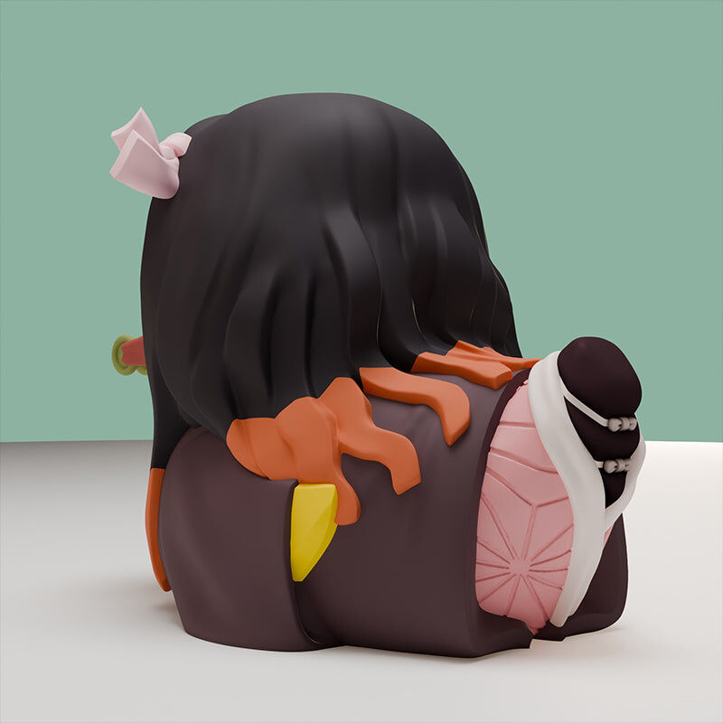Figura Pato de goma Nezuko Kamado Demon Slayer Kimetsu no Yaiba 5cm