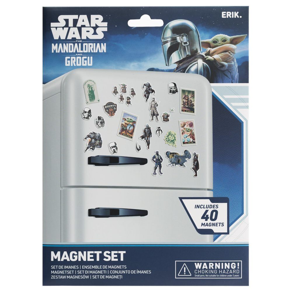 Set imanes troquelados Mandalorian and Grogu Star Wars