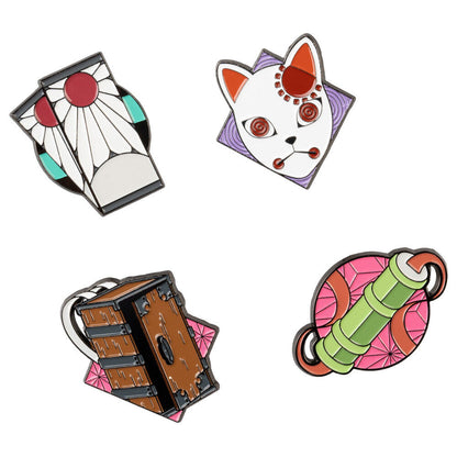 Blister 4 pins Demon Slayer Kimetsu no Yaiba