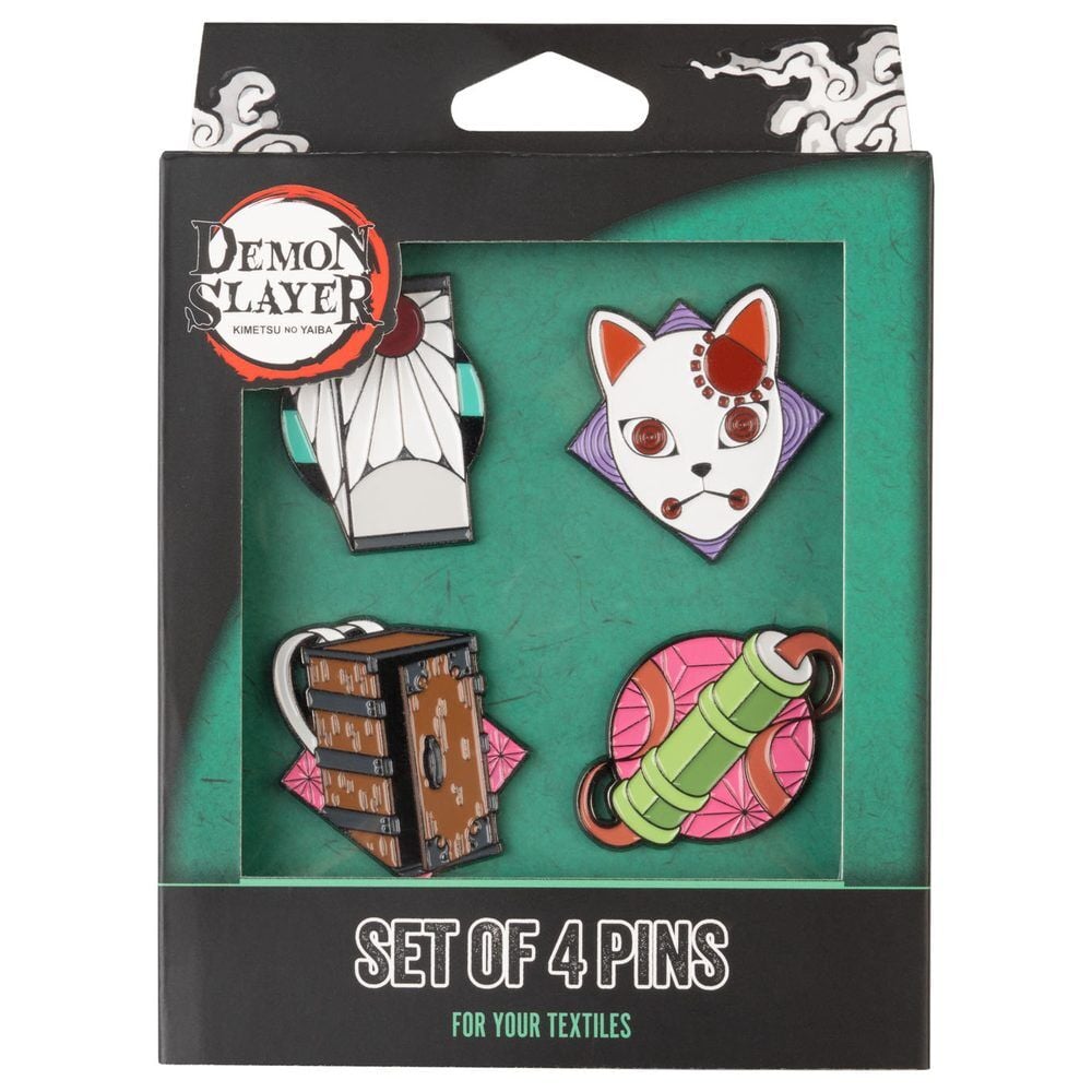 Blister 4 pins Demon Slayer Kimetsu no Yaiba