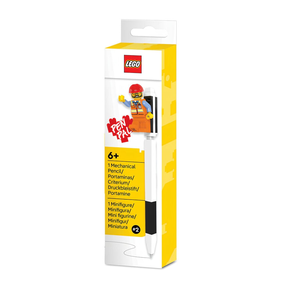 Portaminas con minifigura Black Lego