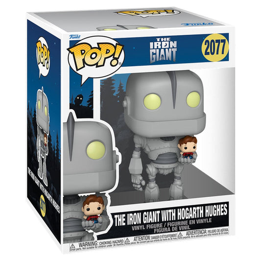 Figura POP Super El Gigante de Hierro The Iron Giant with Hogarth Hughes