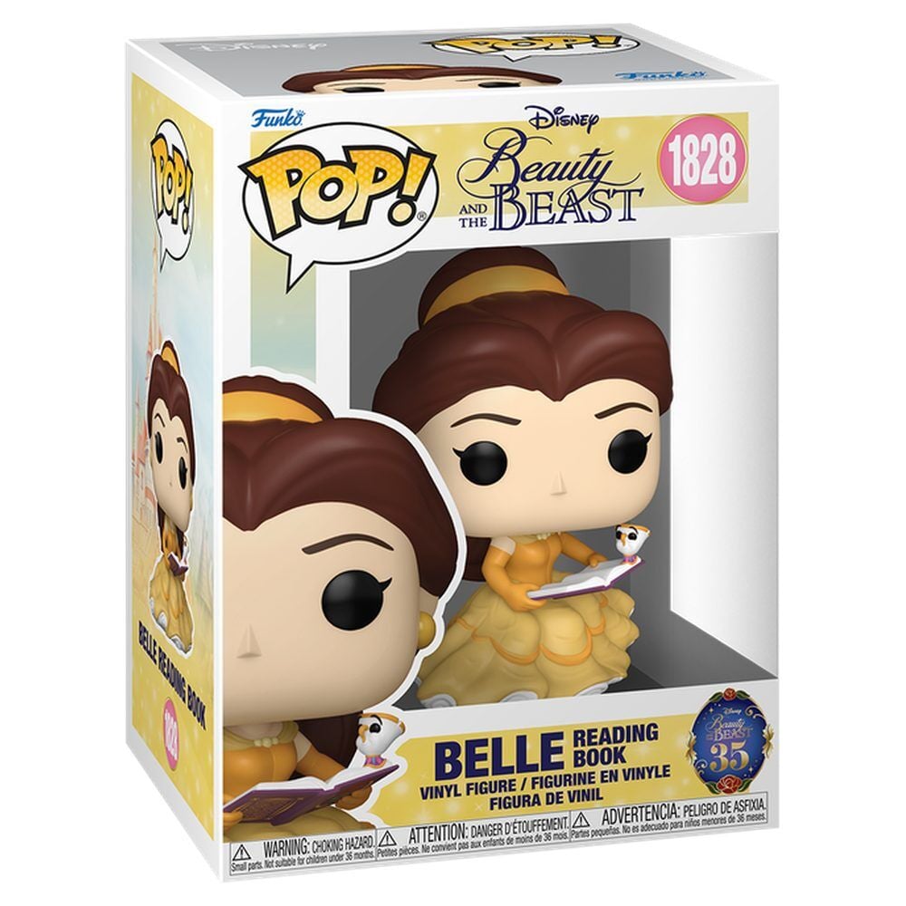 Figura POP Disney La Bella y la Bestia Belle Reading Book