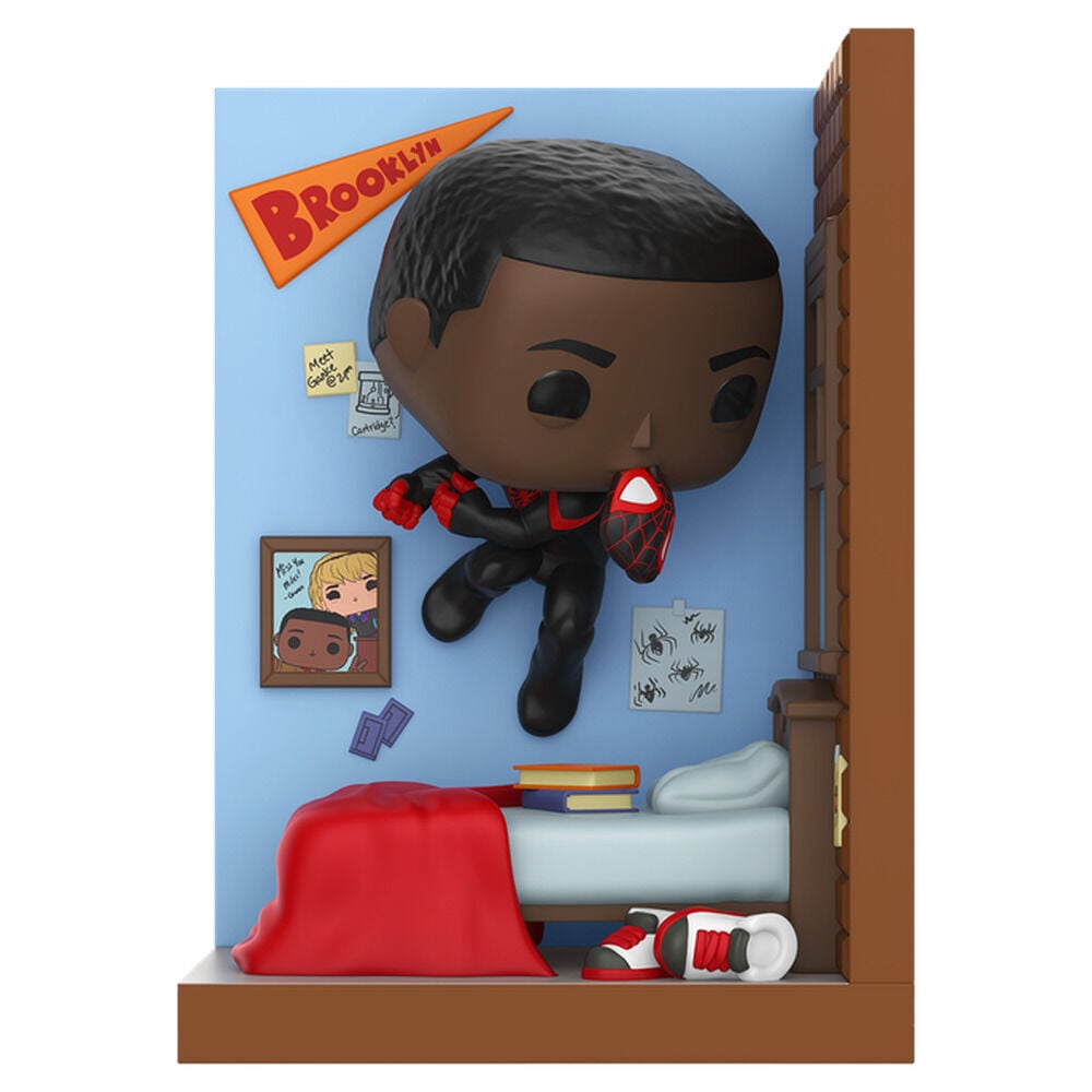 Figura POP Nooks Marvel Miles Morales in Bedroom