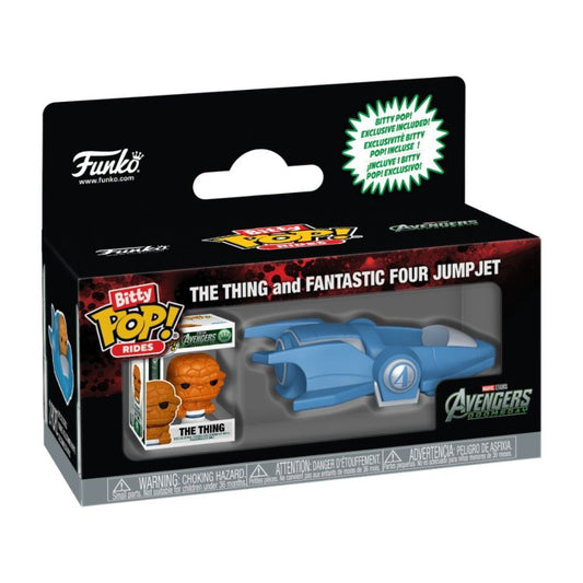 Figura Bitty POP Ride Marvel Studios Avengers Doomsday The Thing And Fantastic Four Jump Jet