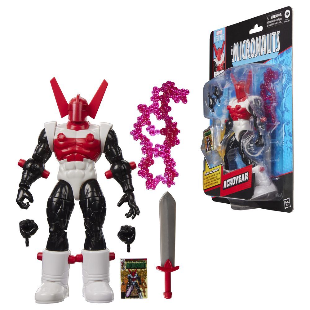 Figura Acroyear The Micronauts Marvel Legends Series 15cm