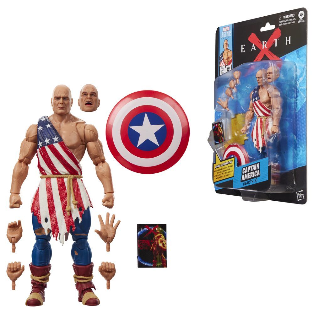 Figura Capitan America Earth Marvel Legends Series 15cm