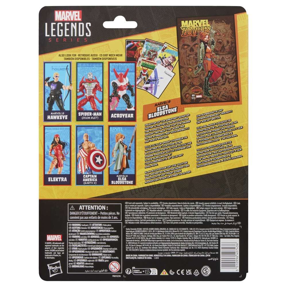 Figura Elsa Bloodstone Zombies Marvel Legends Series 15cm