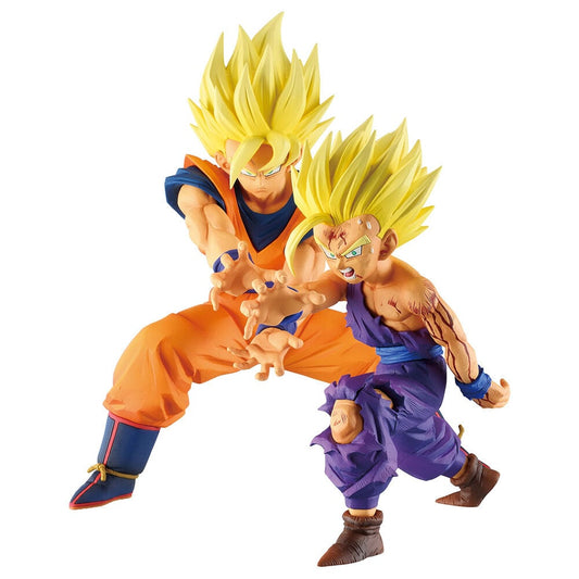 Figura Ichibansho Plus Father-Son Kamehameha Battle Of Gods ragon Ball 17cm