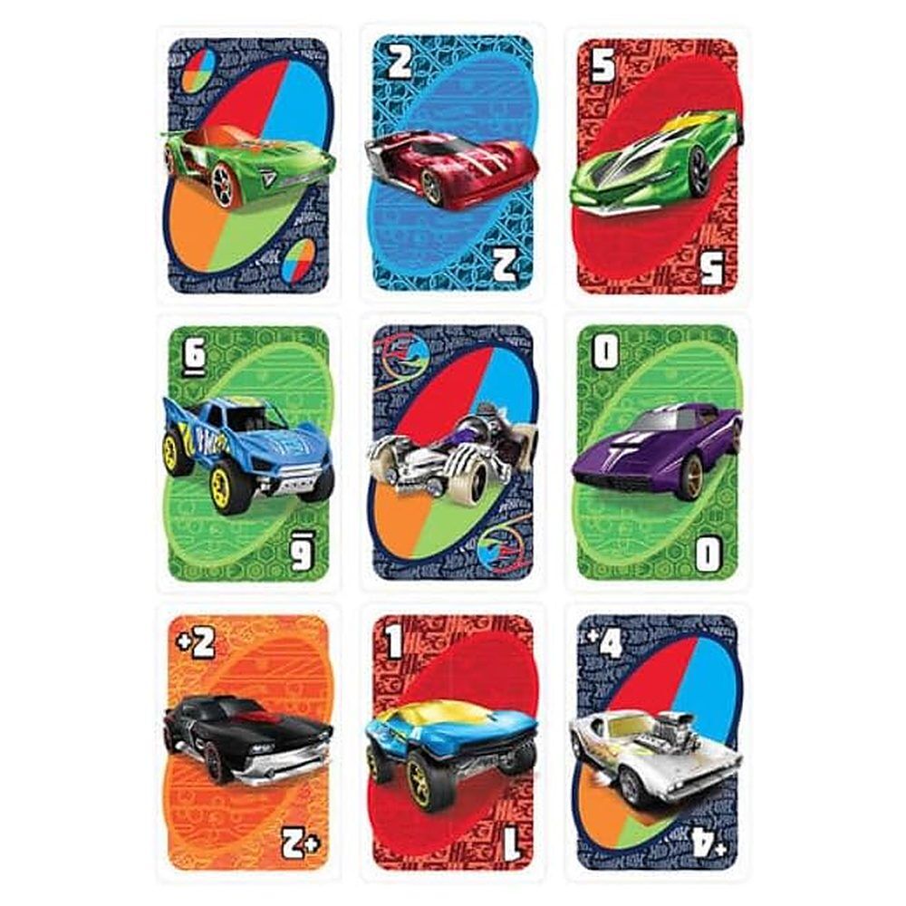 Juego cartas UNO Hot Wheels